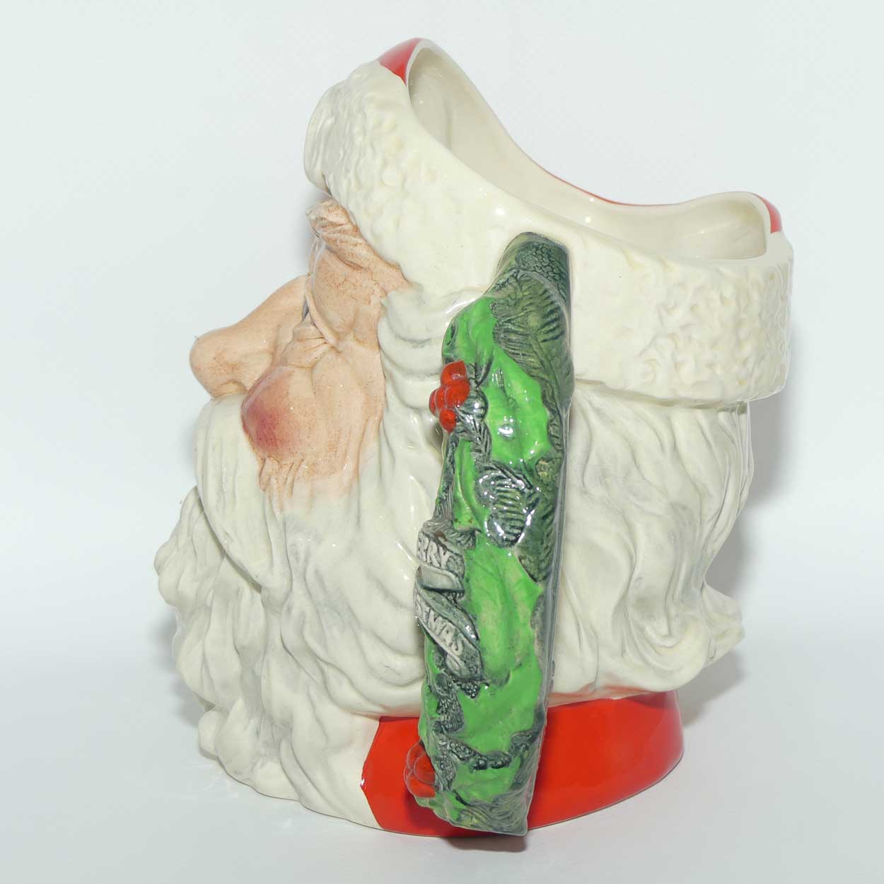 D6794 Royal Doulton large character jug Santa Claus | Holly Wreath | #2
