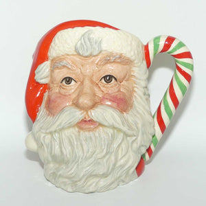 D6840 Royal Doulton large character jug Santa | Candy Cane Handle