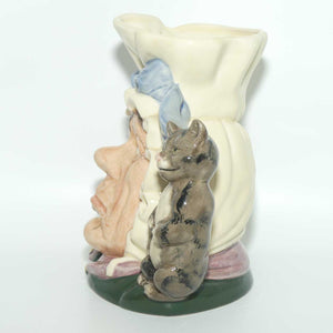 D6842 Royal Doulton large character jug The Cook and the Cheshire Cat | Alice in Wonderland 