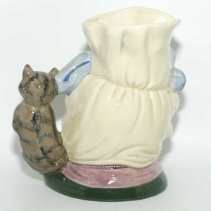 D6842 Royal Doulton large character jug The Cook and the Cheshire Cat | Alice in Wonderland 