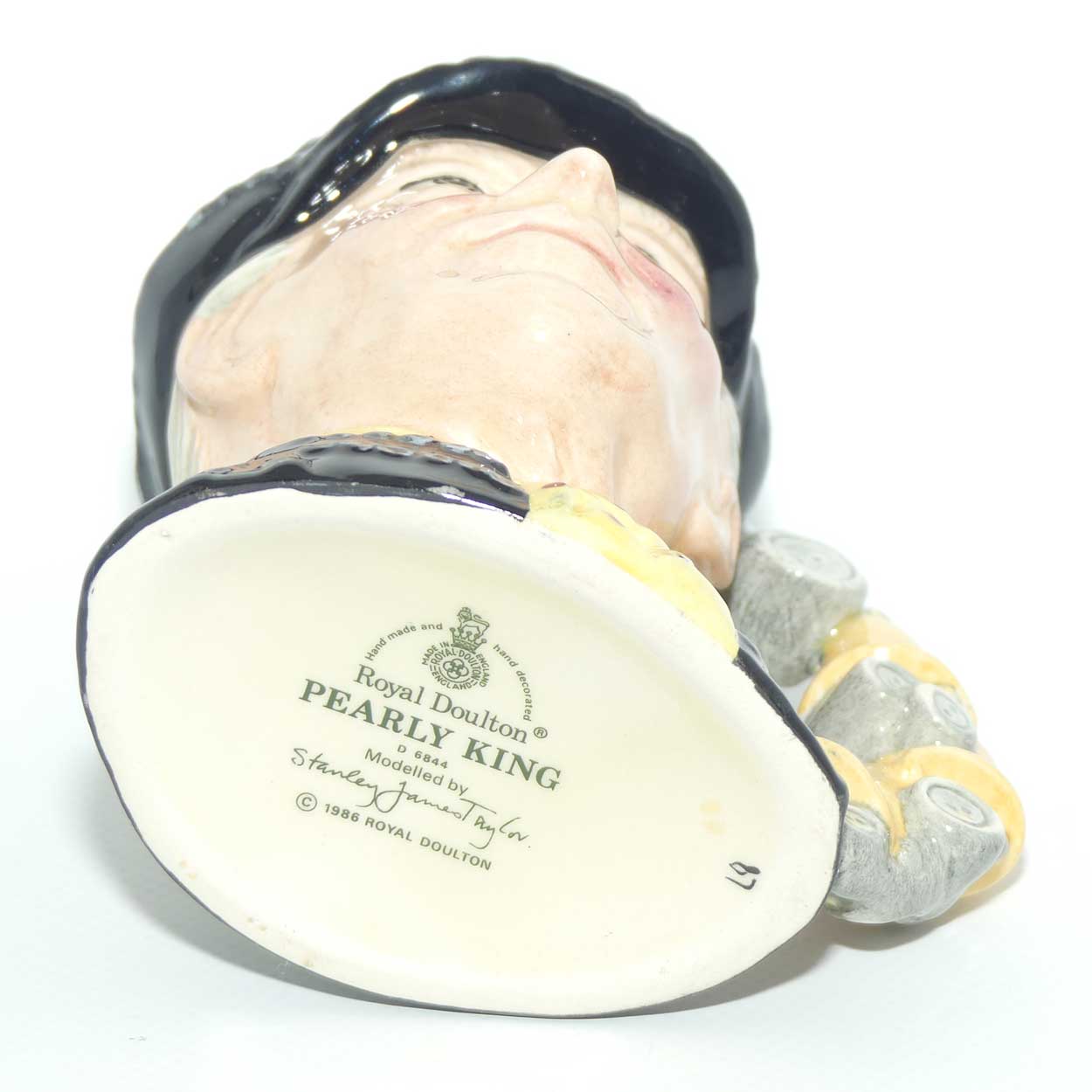 D6844 Royal Doulton small character jug Pearly King