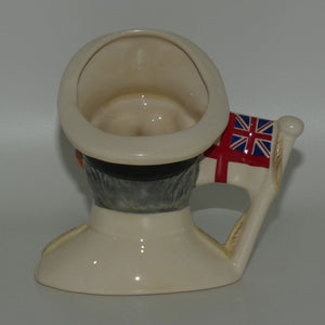 D6851 Royal Doulton small character jug Earl Mountbatten of Burma