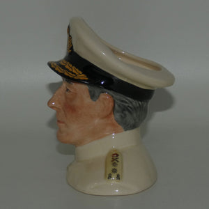 D6851 Royal Doulton small character jug Earl Mountbatten of Burma