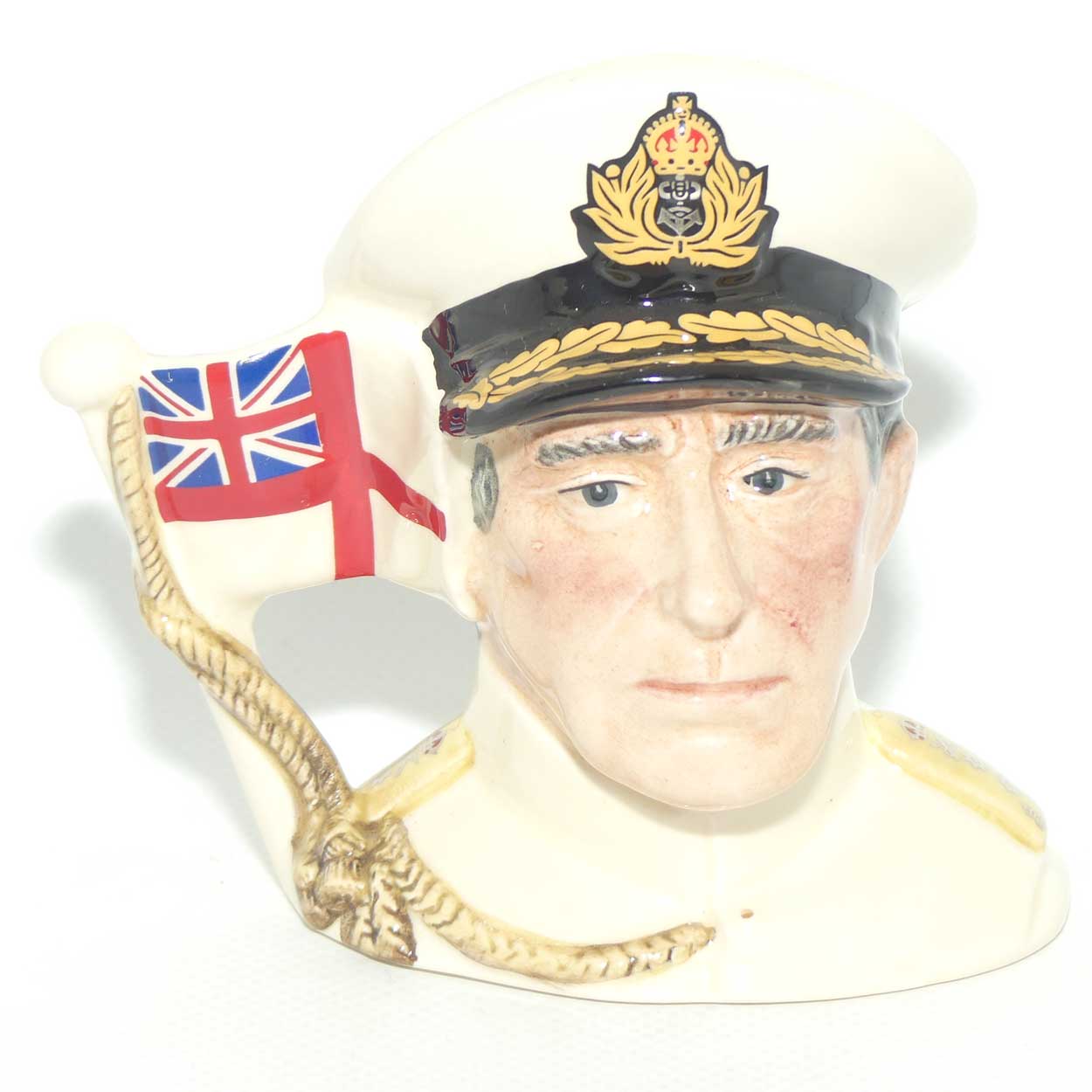 D6851 Royal Doulton small character jug Earl Mountbatten of Burma | #443