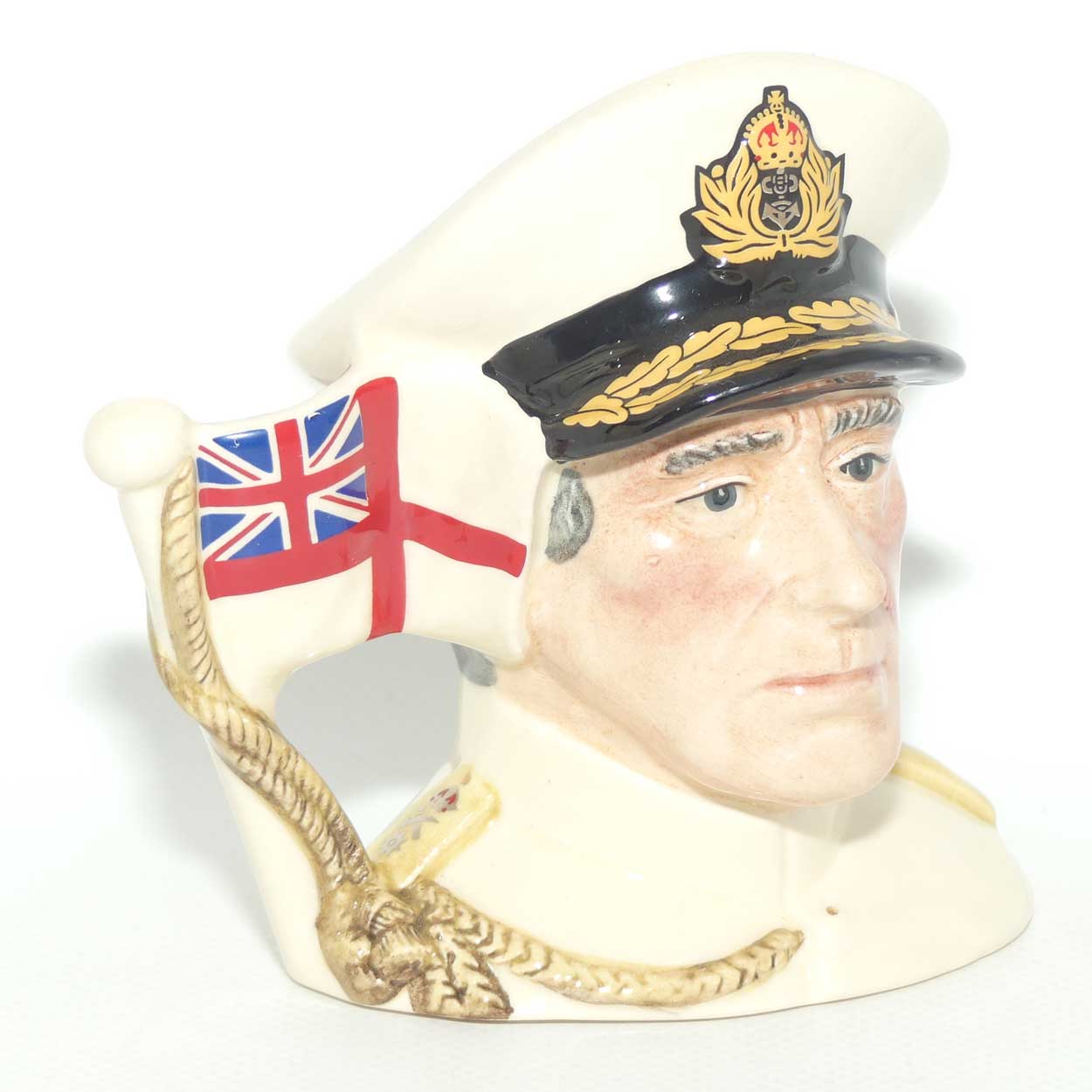 D6851 Royal Doulton small character jug Earl Mountbatten of Burma | #443