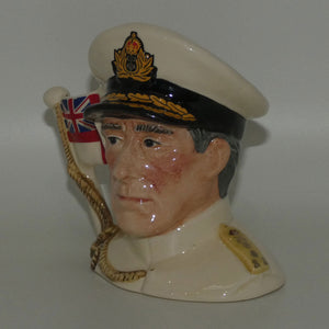 D6851 Royal Doulton small character jug Earl Mountbatten of Burma | #443