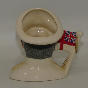 D6851 Royal Doulton small character jug Earl Mountbatten of Burma | #443