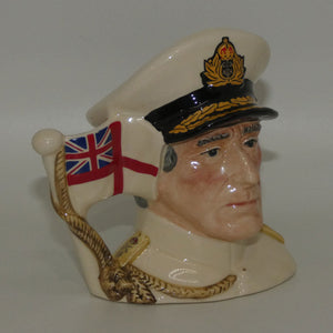 D6851 Royal Doulton small character jug Earl Mountbatten of Burma | #443