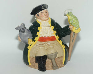 D6853 Royal Doulton character tea pot Long John Silver | signed