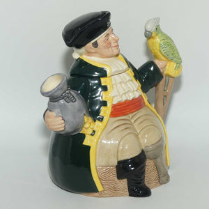 D6853 Royal Doulton character tea pot Long John Silver | signed