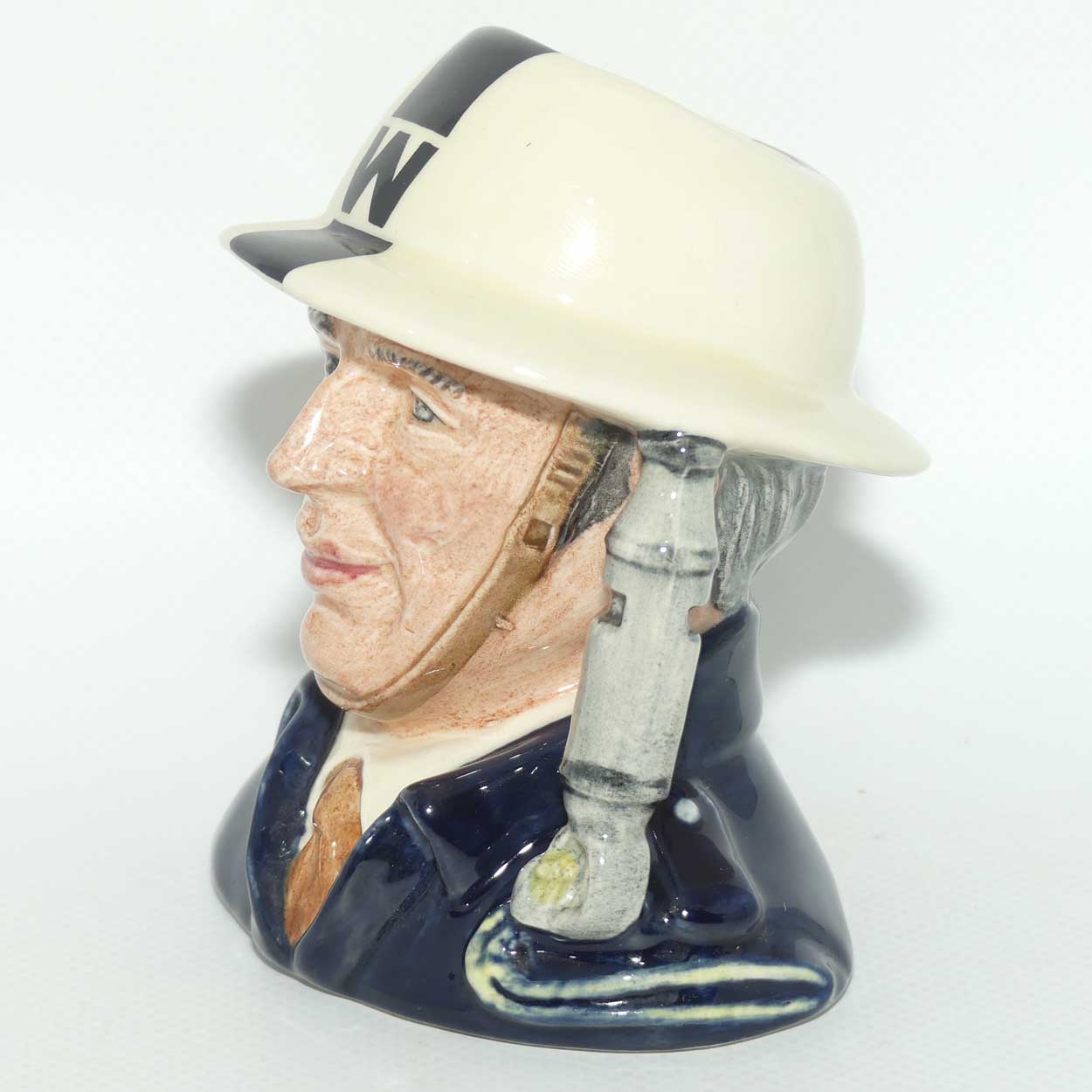 D6872 Royal Doulton small character jug ARP Warden