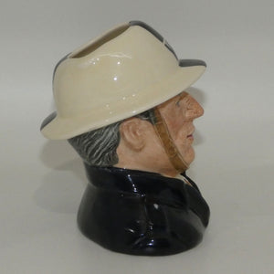 D6872 Royal Doulton small character jug ARP Warden