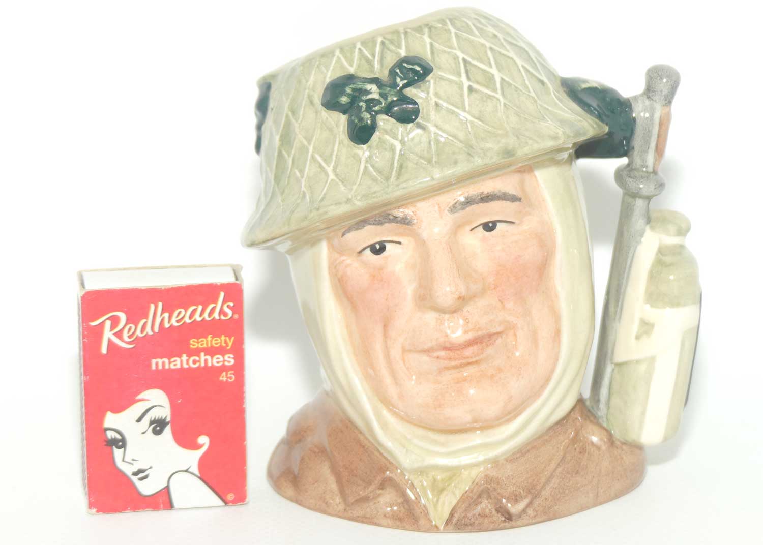 D6876 Royal Doulton small character jug Soldier