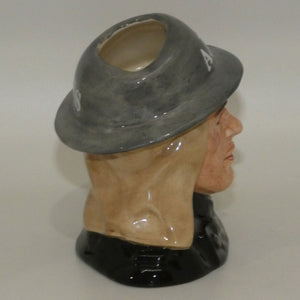 D6887 Royal Doulton small character jug Auxiliary Fireman