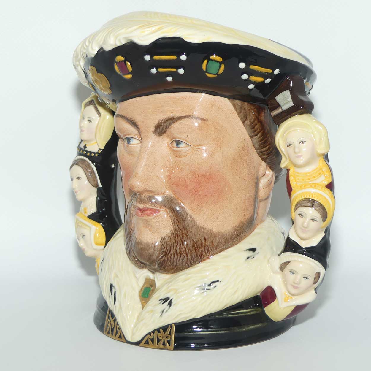 D6888 Royal Doulton large double handle character jug King Henry VIII | LE 111/1991