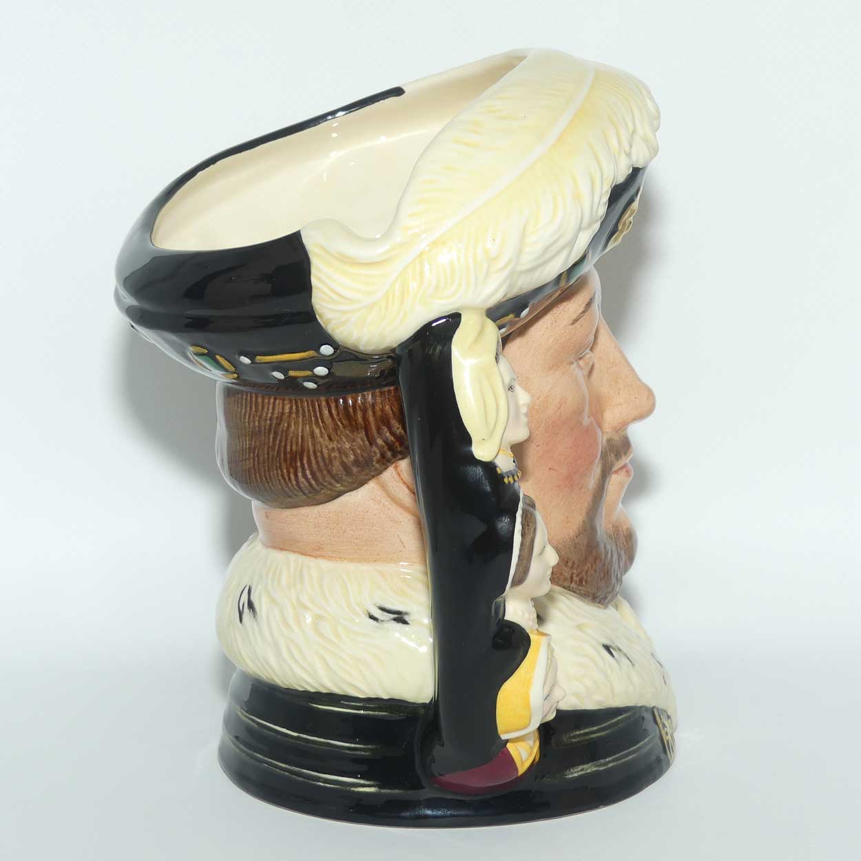 D6888 Royal Doulton large double handle character jug King Henry VIII | LE 111/1991