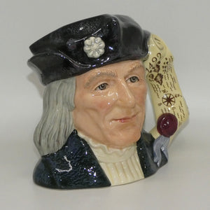 D6891 Royal Doulton large character jug Christopher Columbus