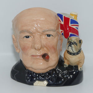 D6907 Royal Doulton large character jug Winston Churchill | CJY 1992 | #1