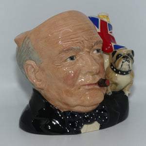 D6907 Royal Doulton large character jug Winston Churchill | CJY 1992 | #2
