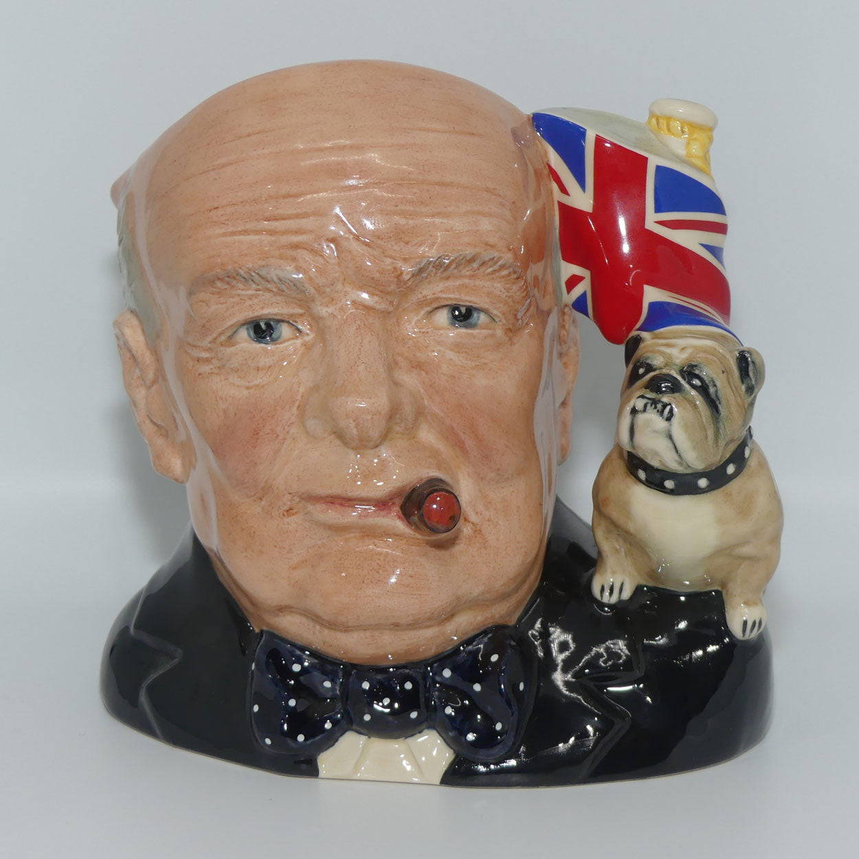 D6907 Royal Doulton large character jug Winston Churchill | CJY 1992 | #2