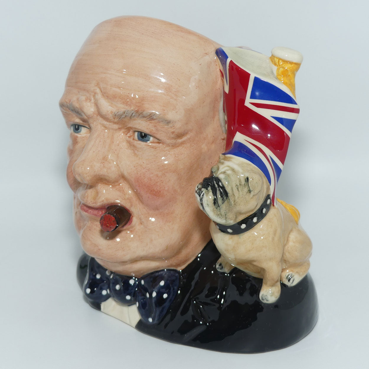 D6907 Royal Doulton large character jug Winston Churchill | CJY 1992 | #3