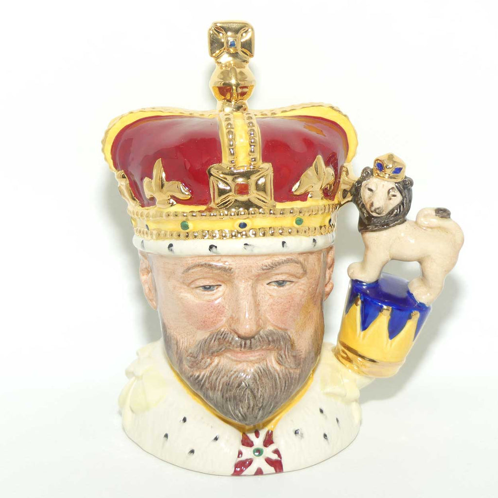 D6923 Royal Doulton small character jug King Edward VII | LE 706/2500 + Certificate