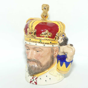 D6923 Royal Doulton small character jug King Edward VII | LE 706/2500 + Certificate