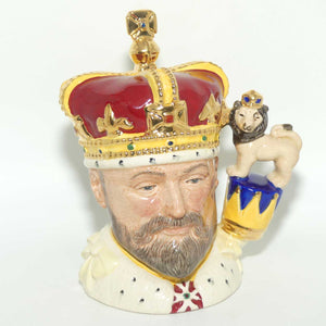 D6923 Royal Doulton small character jug King Edward VII | LE 706/2500 + Certificate