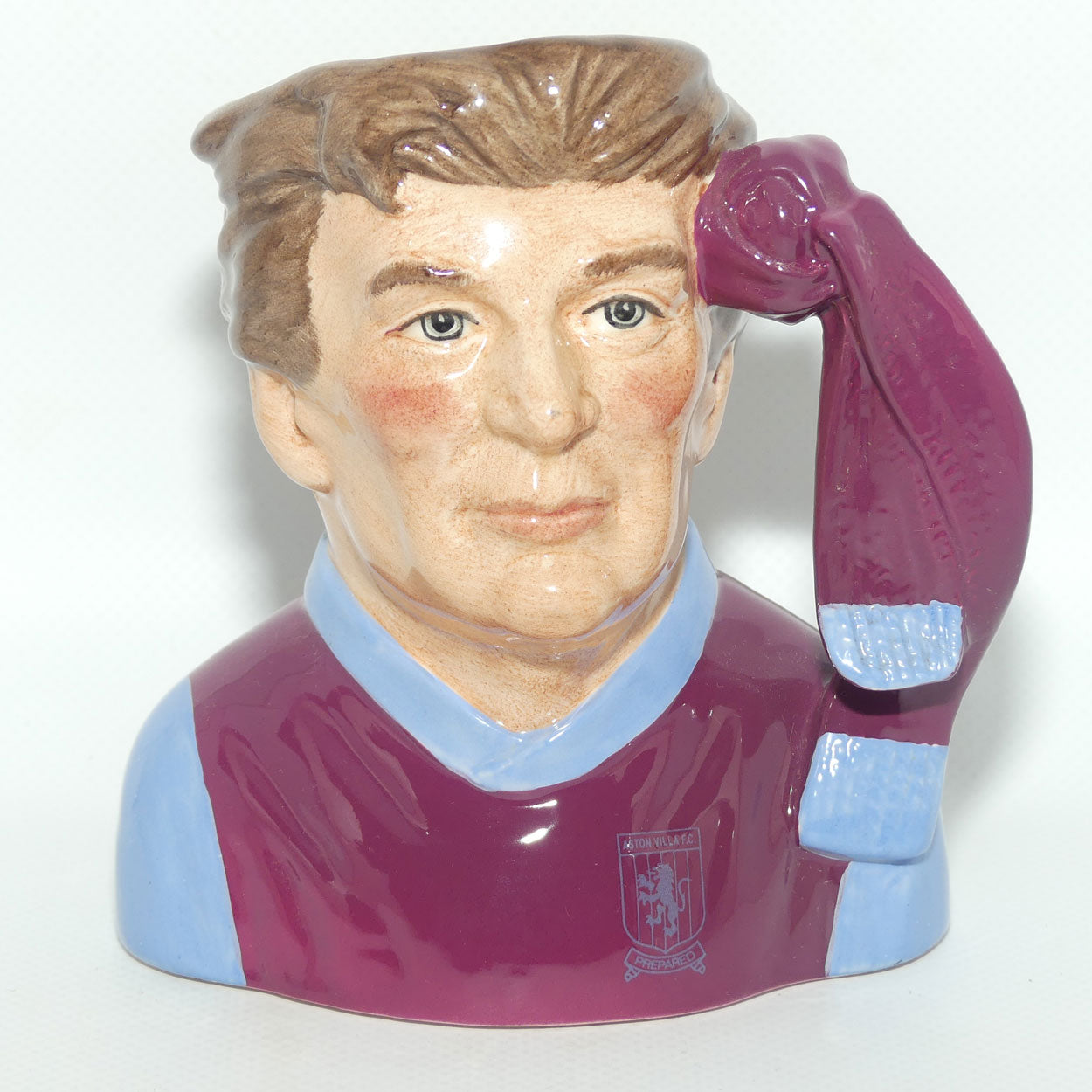 D6931 Royal Doulton small character jug Football Supporter Aston Villa