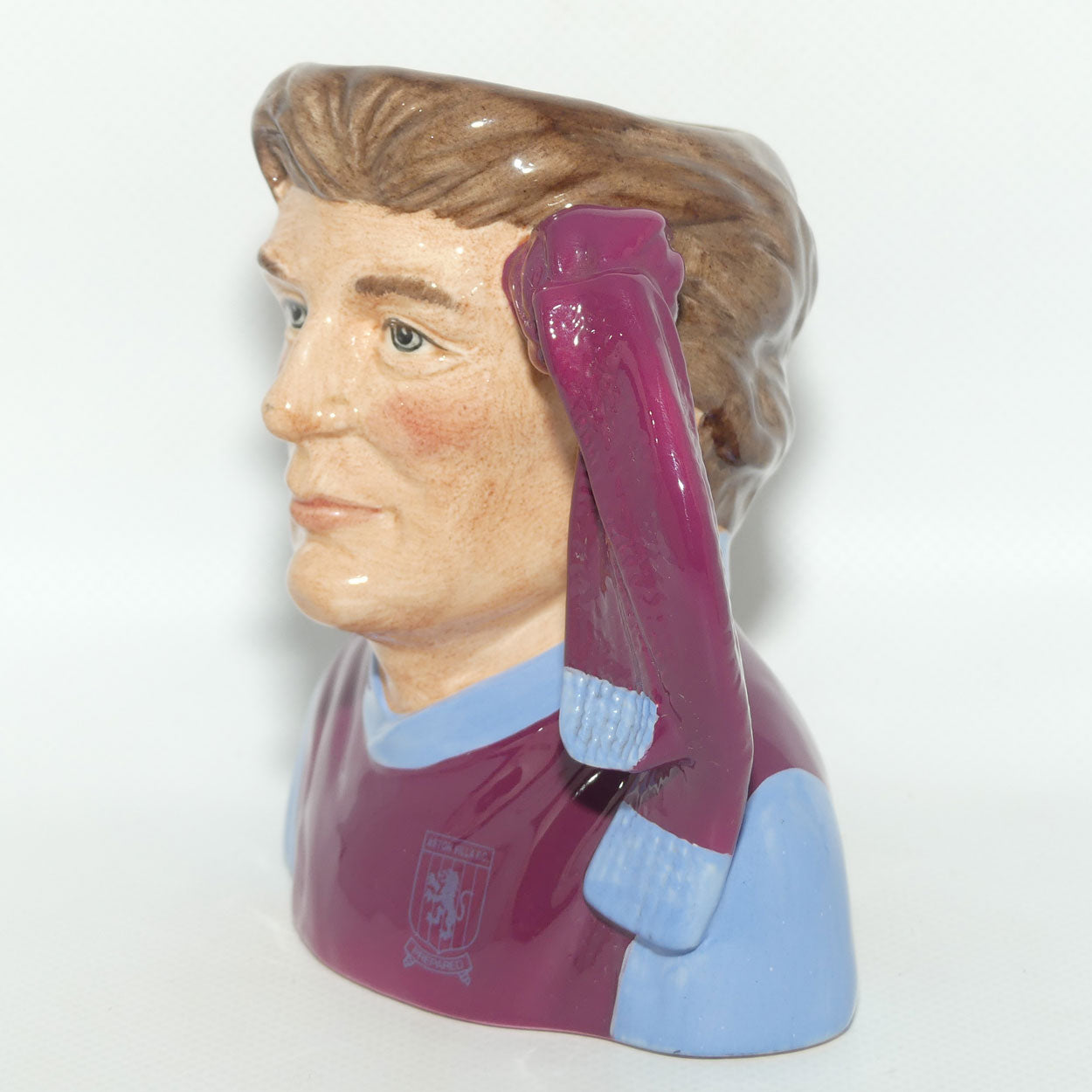 D6931 Royal Doulton small character jug Football Supporter Aston Villa