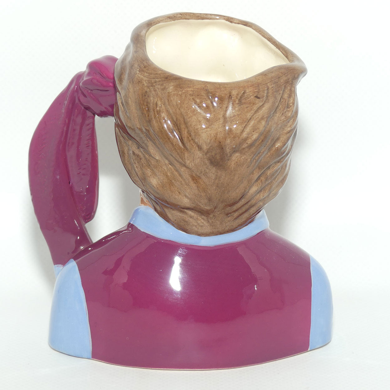 D6931 Royal Doulton small character jug Football Supporter Aston Villa
