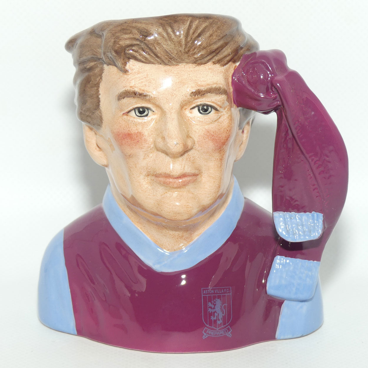 D6931 Royal Doulton small character jug Football Supporter Aston Villa