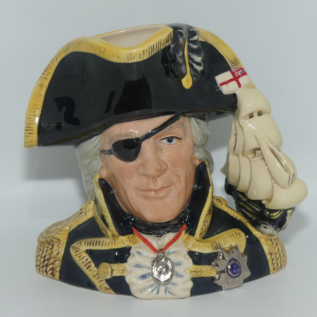 D6932 Royal Doulton large character jug Vice-Admiral Lord Nelson | + Certificate