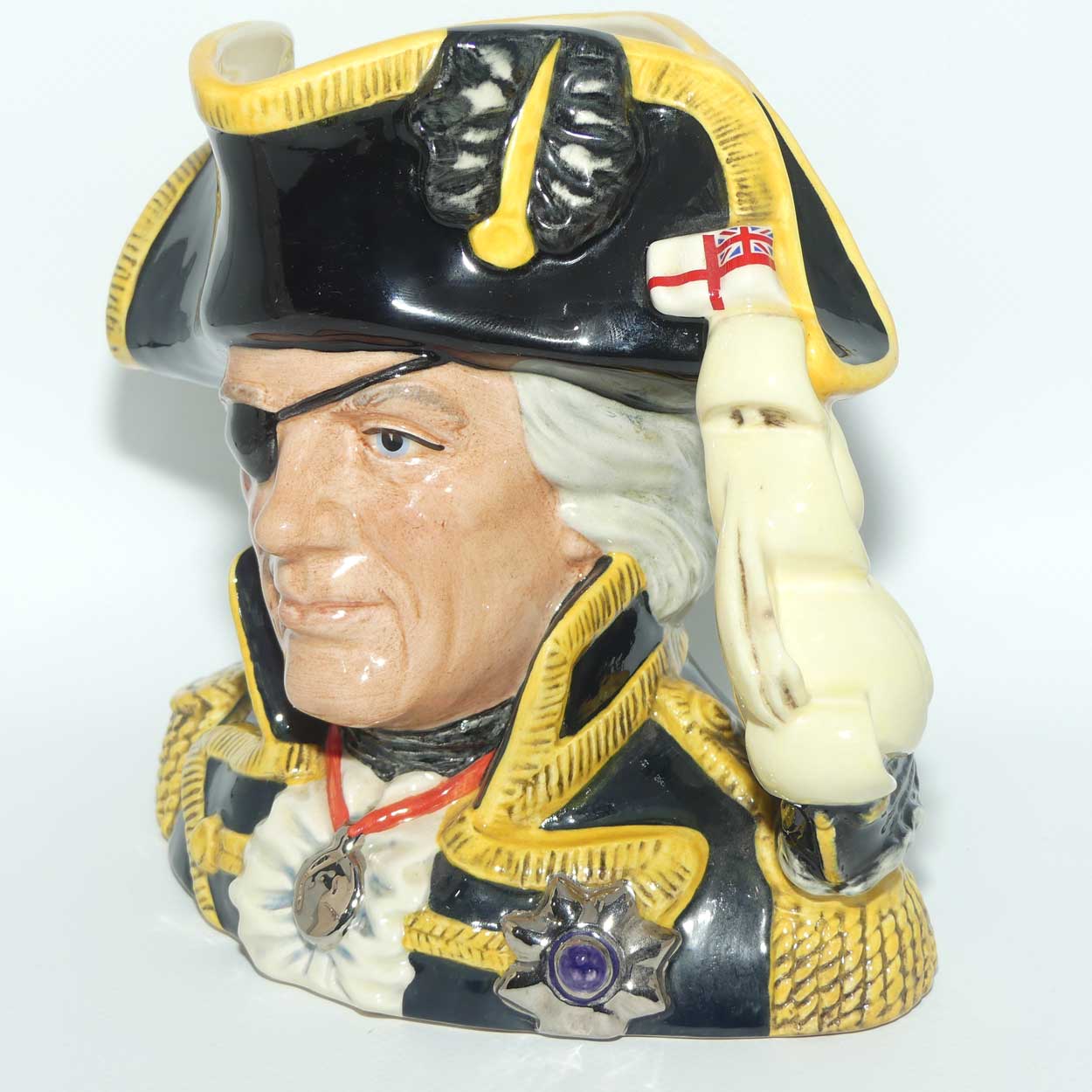 D6932 Royal Doulton large character jug Vice-Admiral Lord Nelson | jug only | age toning