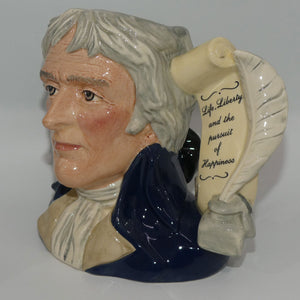 D6943 Royal Doulton large character jug Thomas Jefferson | Ltd Ed