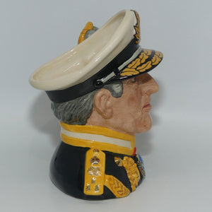 D6944 Royal Doulton large character jug Earl Mountbatten of Burma