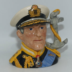 D6944 Royal Doulton large character jug Earl Mountbatten of Burma