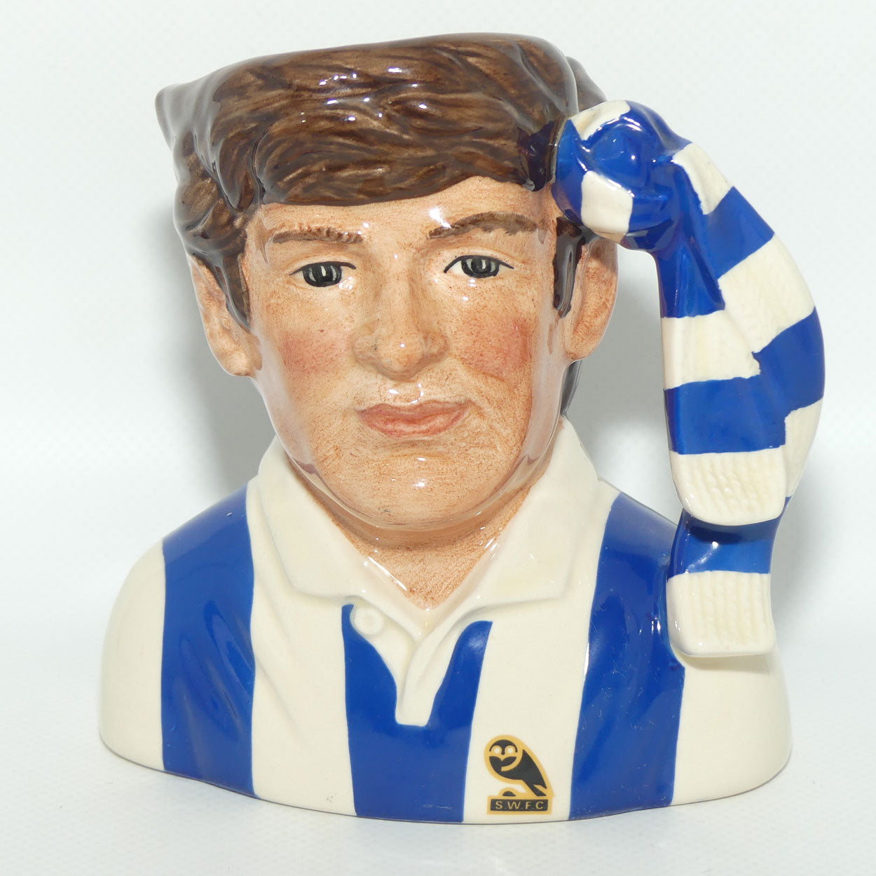 D6958 Royal Doulton small character jug Football Supporter Sheffield Wednesday | #1