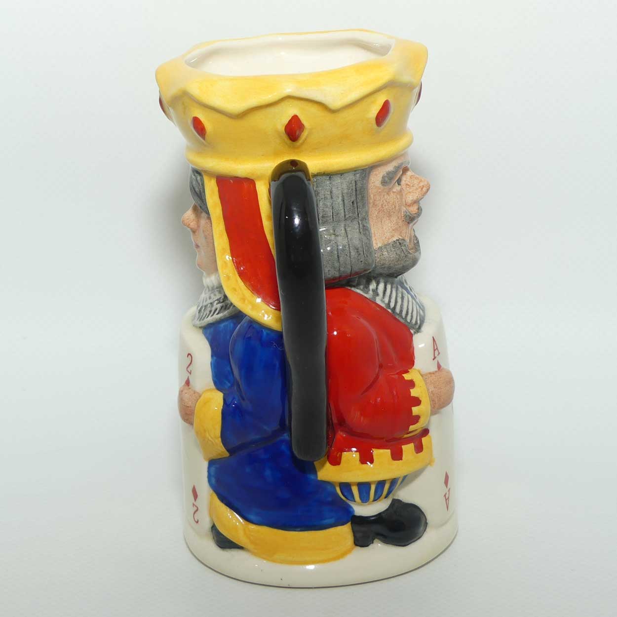 D6969 Royal Doulton toby jug King and Queen of Diamonds | LE 1752/2500