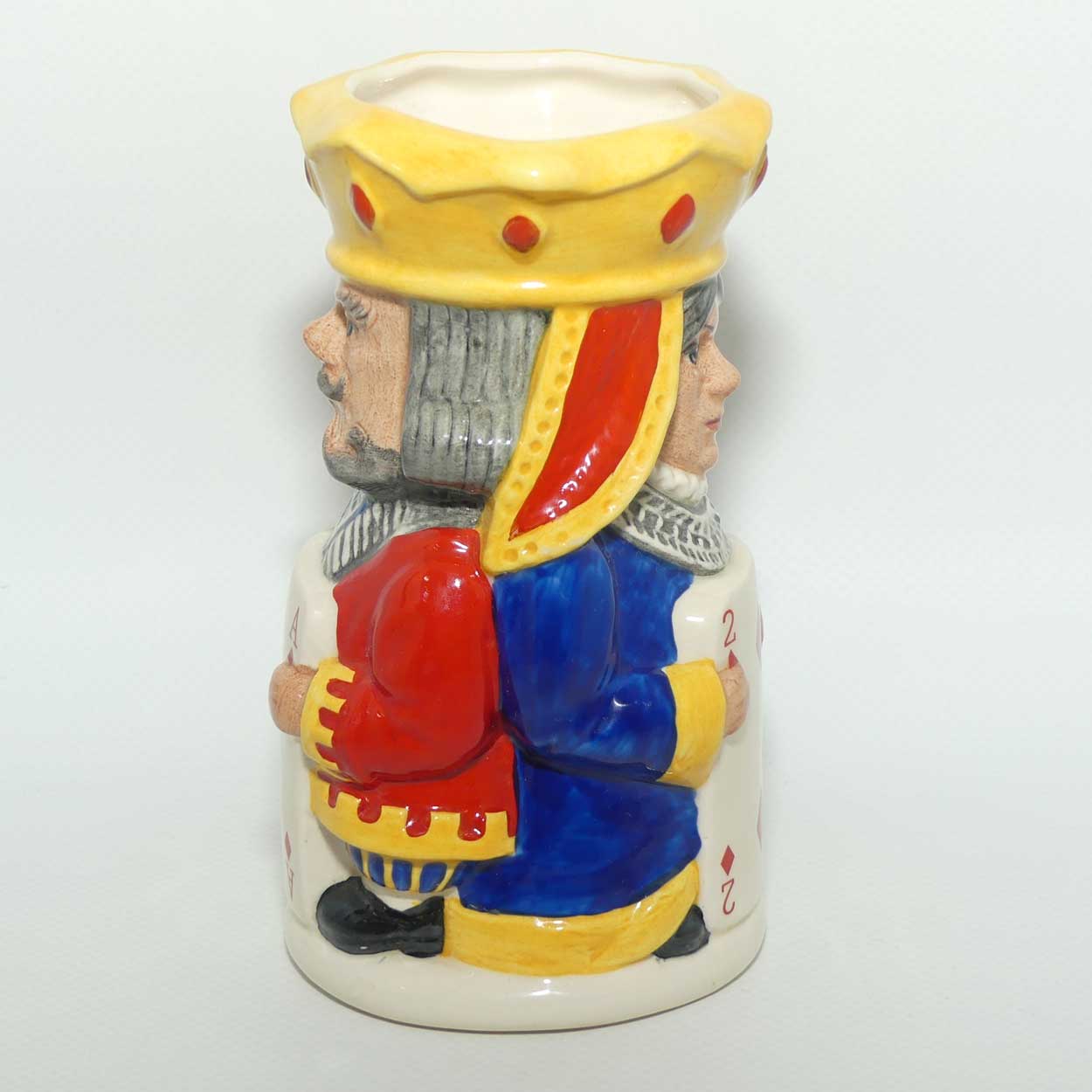 D6969 Royal Doulton toby jug King and Queen of Diamonds | LE 1752/2500
