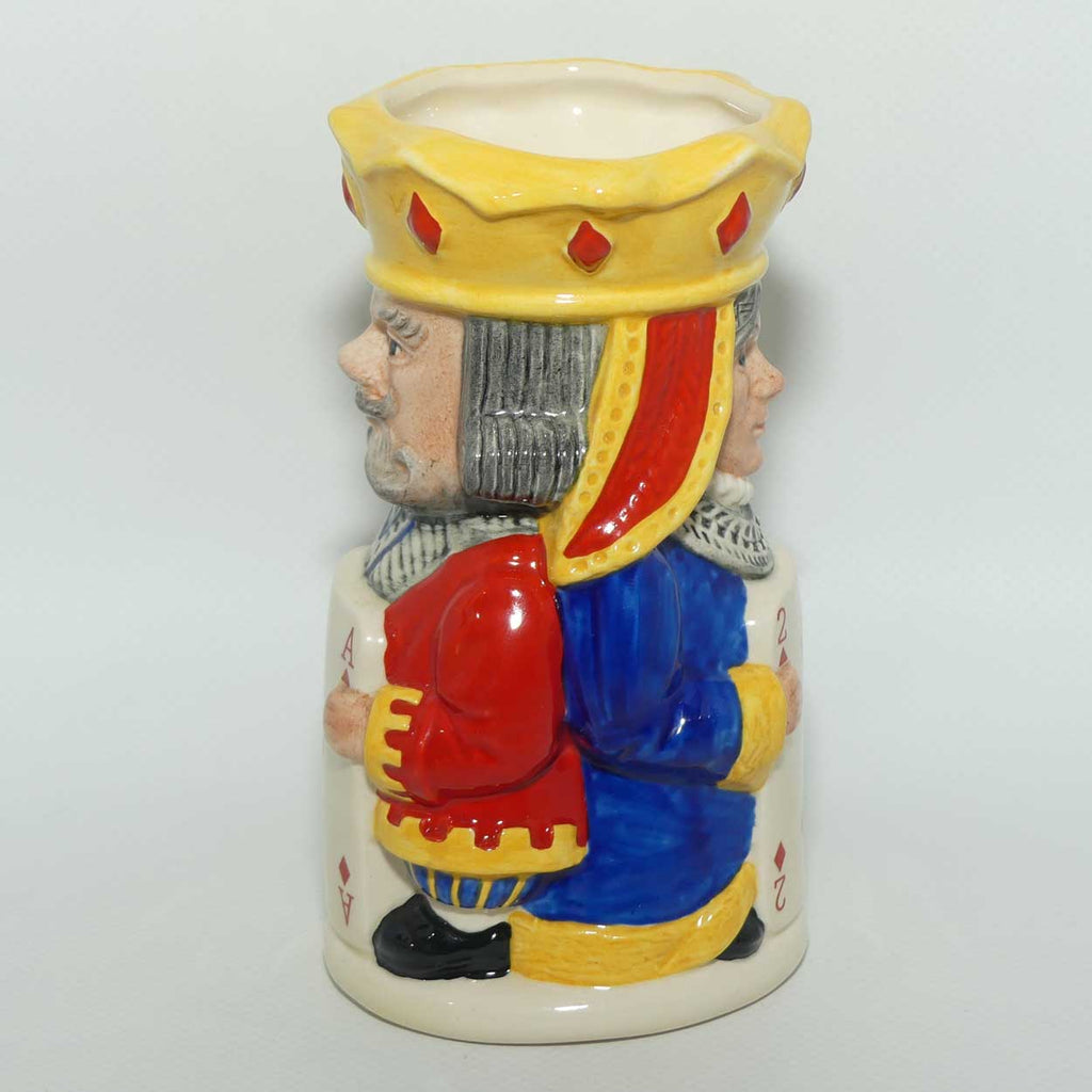 D6969 Royal Doulton toby jug King and Queen of Diamonds | LE 245/2500