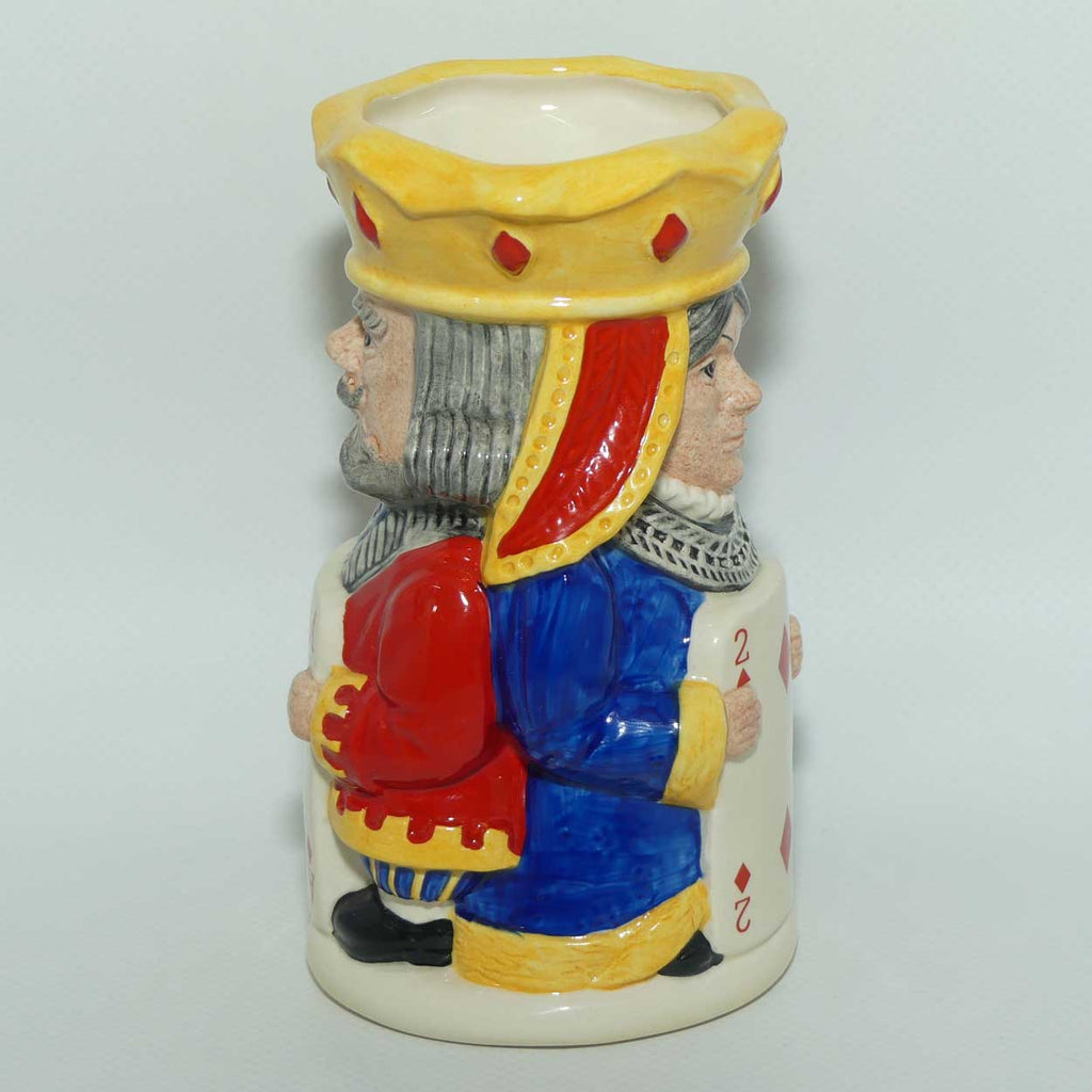 D6969 Royal Doulton toby jug King and Queen of Diamonds | LE 488/2500