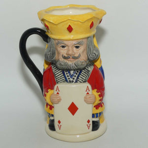 D6969 Royal Doulton toby jug King and Queen of Diamonds | LE 488/2500