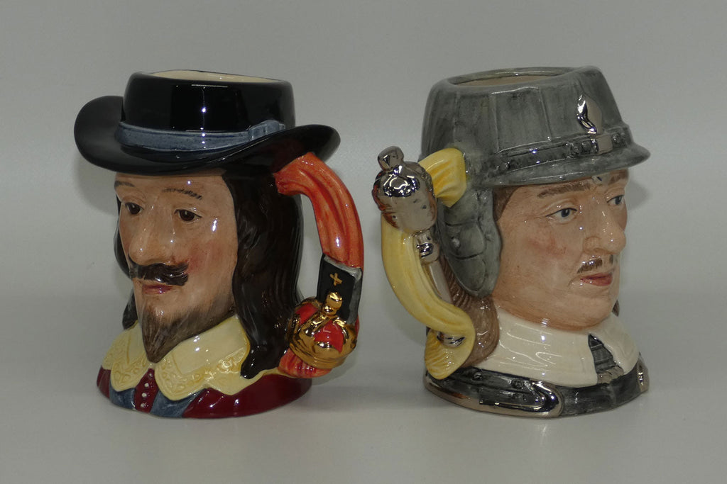 d6985-d6986-royal-doulton-small-character-jug-set-king-charles-i-oliver-cromwell