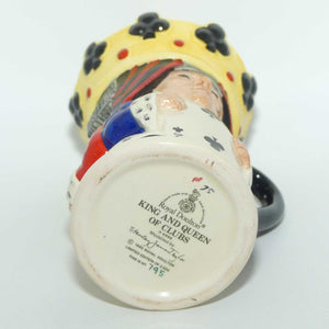 D6999 Royal Doulton toby jug King and Queen of Clubs | LE 795/2500