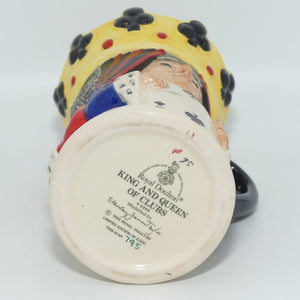 D6999 Royal Doulton toby jug King and Queen of Clubs | Ltd Ed