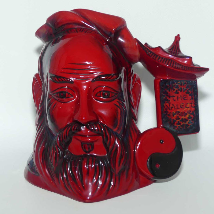 D7003 Royal Doulton large character jug Confucius | Flambe | LE 1125/1750