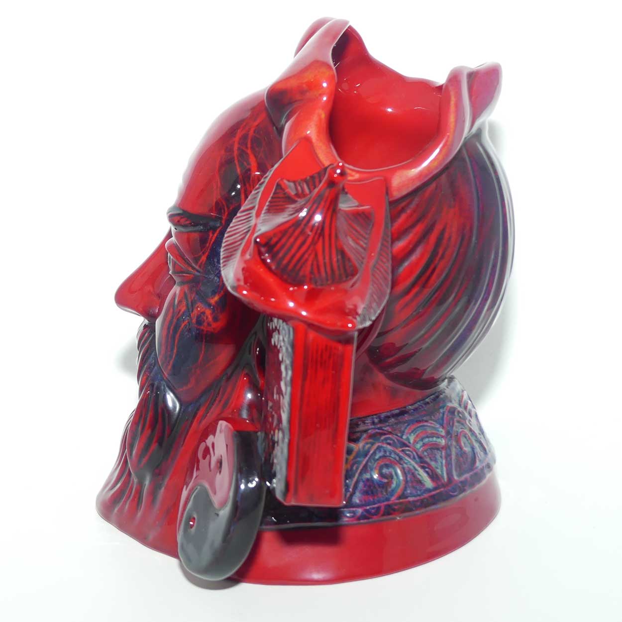 D7003 Royal Doulton large character jug Confucius | Flambe | LE 1125/1750