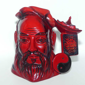 D7003 Royal Doulton large character jug Confucius | Flambe | LE 1125/1750