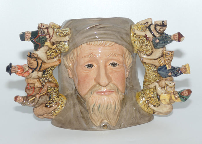 D7029 Royal Doulton large double handle character jug Geoffrey Chaucer | LE 734/1500